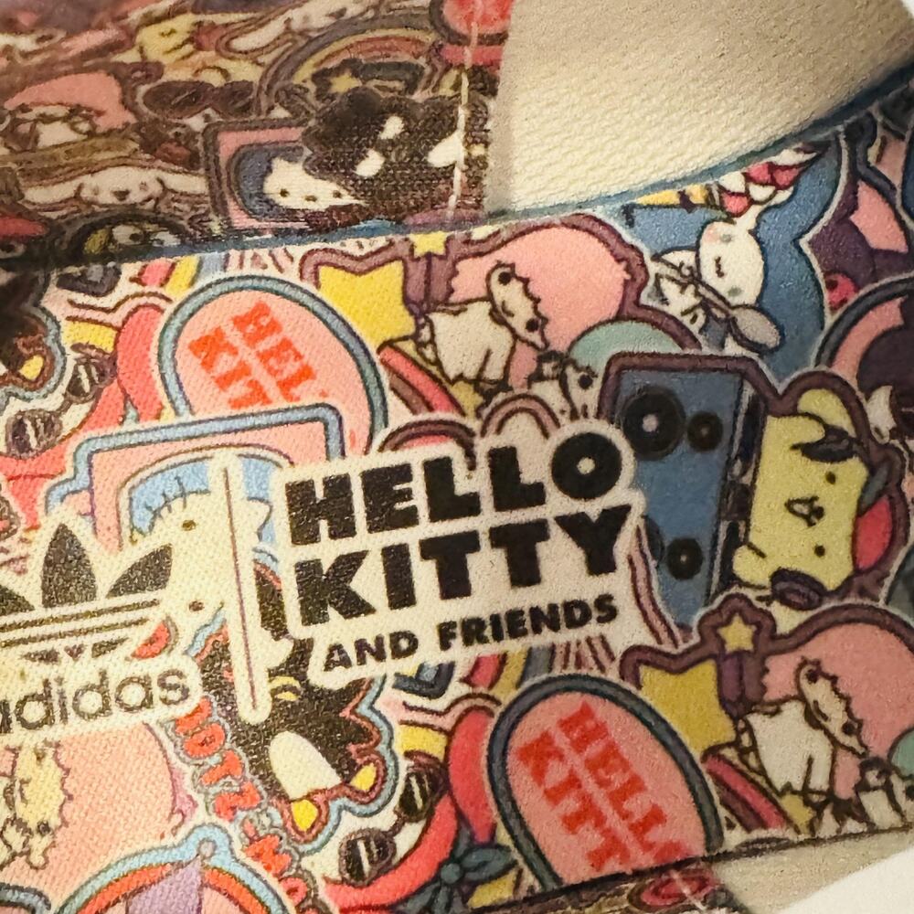 Adidas Originals Shoes Womens 8.5 White Leather Hello Kitty Stan Smith Sneakers - Picture 11 of 13